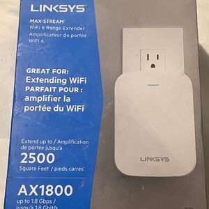 Linksys RE7350 WiFi 6 Range Extender AX1800 Deliver Fast Speed